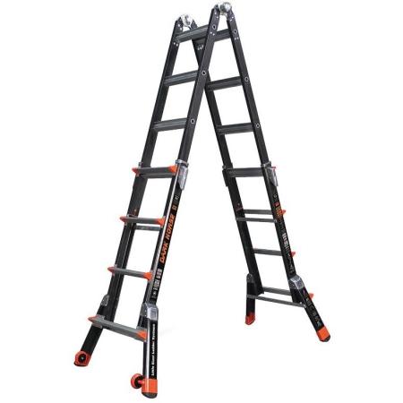 LITTLE GIANT 17 ft multipurpose ladder, fiberglass