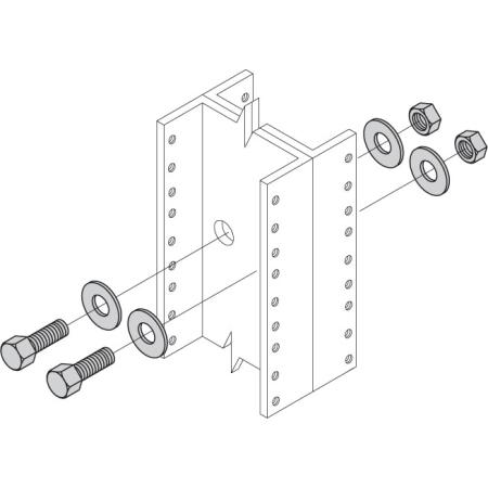 Adaptor Plate for 19" to 23" Rack
