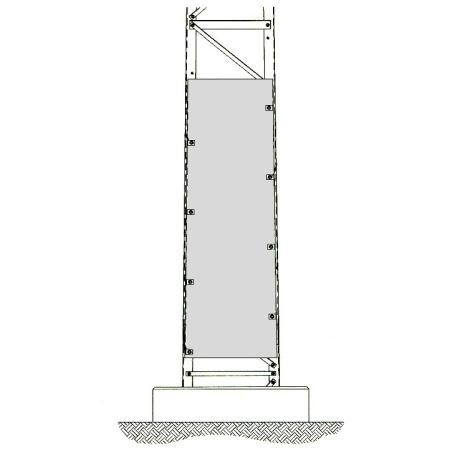 Titan anti-climb shield for use on section #13