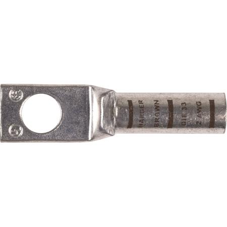 #2 Long Barrel 1-Hole 3/8" Brown