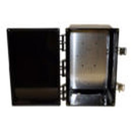 12X10X6 Black Polycarbonate Enclosure.