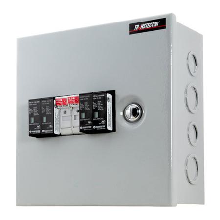 MCP Outdoor 120/240 VAC Split Phase DIN Rail Assy AC Surge Protector, SASD, MOV 30 kA