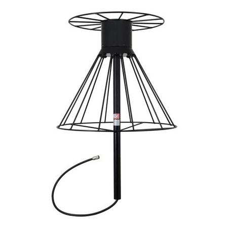 30 MHz - 3 GHz Unity Gain Wideband Discone Antenna with N Male Connector