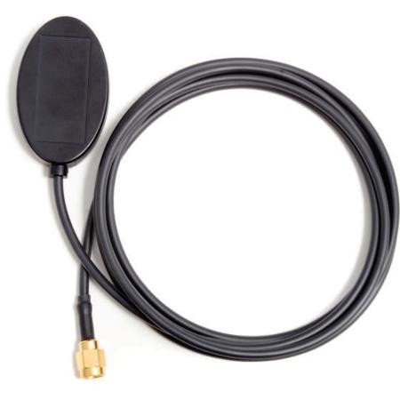 Interior Mount GPS Antenna, SMA Male, Black