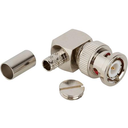 BNC Male Right Angle Crimp for RG-8X, LMR®-240