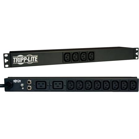 Single-Phase Basic PDU, 16A 120-240V, 1U, 12 C13