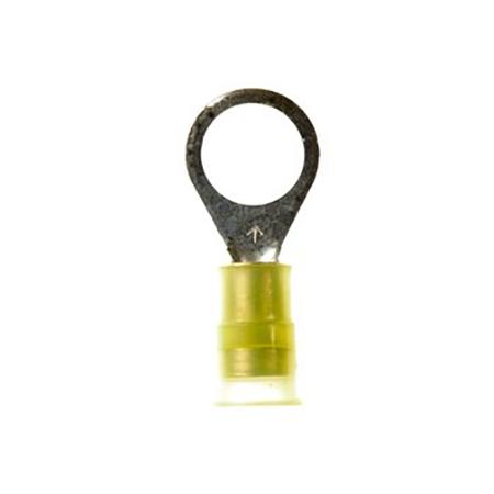 Ring Terminal, Nylon, 12-10 gauge, 3/8" stud/50 pk
