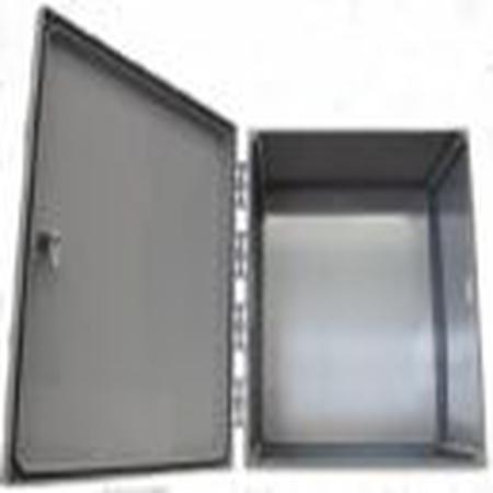 18x16x10 Enclosure. Solid Door/Key Lock.