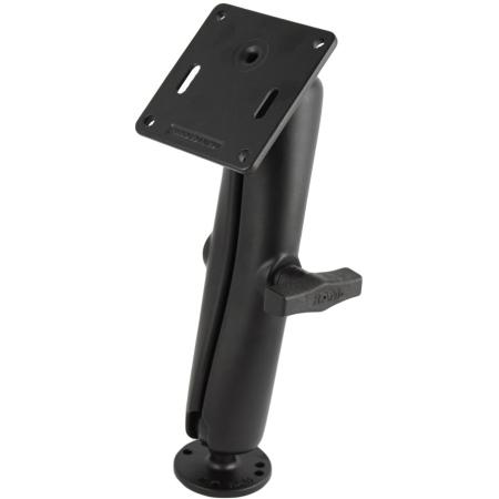 AMPS/VESA Double Socket Mount, 3.625in Square Base