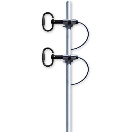 700 - 825 MHz 3 - 6 dBd 2 Element Dipole Array Antenna with N Male Connector