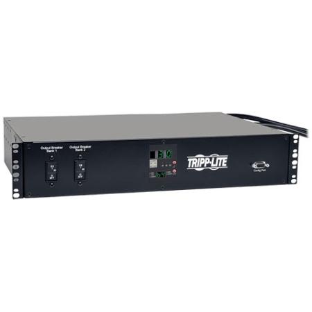 Single-Phase ATS/Metered PDU, 30A, 208V, 2U Rack