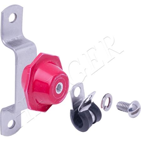 2.5" Stand-off Clamps Insulating Rubber Grommet