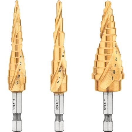 3-Piece IMPACT READY Step Drill Bit Set