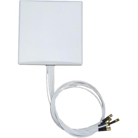 2.4 - 5 GHz 6 dBi Wi-Fi Patch Antenna with 6 N Male Connectors