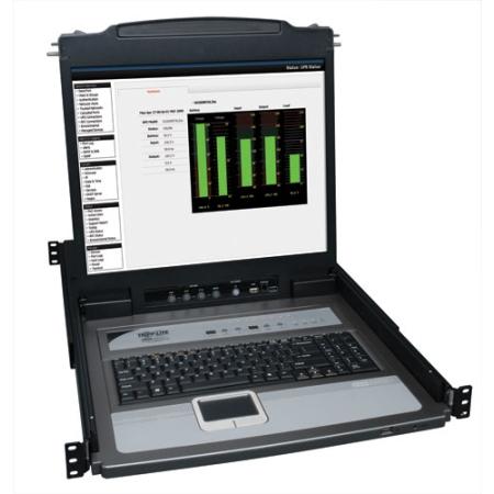 NetDirector 8Port 1U Rack-Mount Console KVM Switch