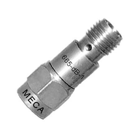 2 W 3 dB DC - 18 GHz Fixed Attenuator with SMA Male - SMA Female Connectors