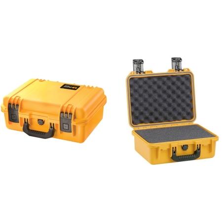 Storm Case with foam, Yellow