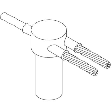 Uni-Shot # #6 Soild to 5/8" Gnd. Rod