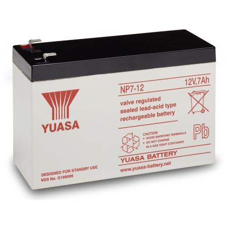 12 Volt 7  Ah Battery (F1) 3/16" Terminals