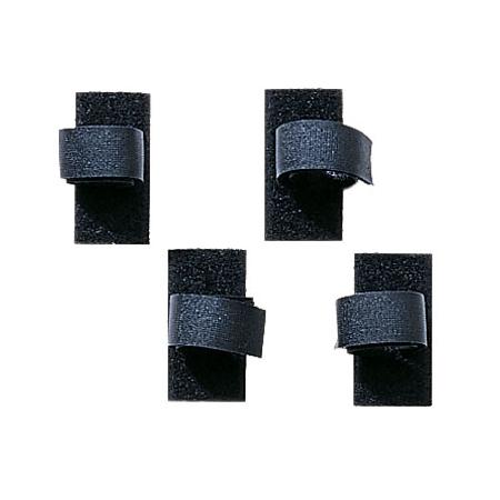 Hook and Loop Tie Wrap, Black, 8"x 1"