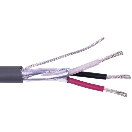 22AWG 2 Cond PVC shielded w/drain