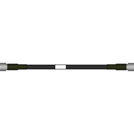 3.3 ft PTS1-50-P HELIAX® SureFlex® Cable Assembly with N Male - 7/16 DIN Male Connectors