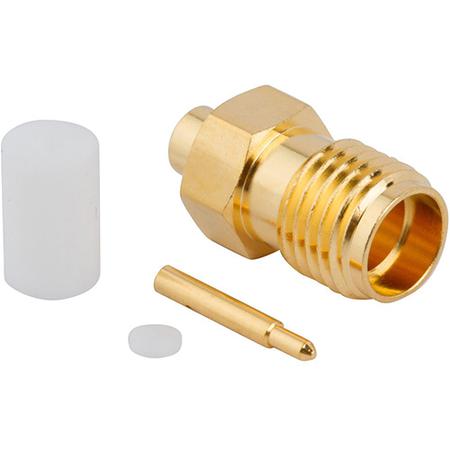 SMA Straight Solder Jack for .085 Semi-Rigid