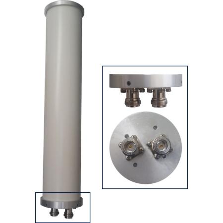 4.9 - 5.9 GHz Dual Polarization Omnidirectional Antenna, N Female