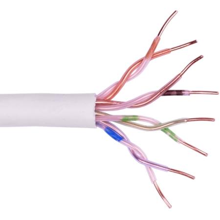 24ga 4pr solid Shld CAT5e Plenum - 1000ft (Black)