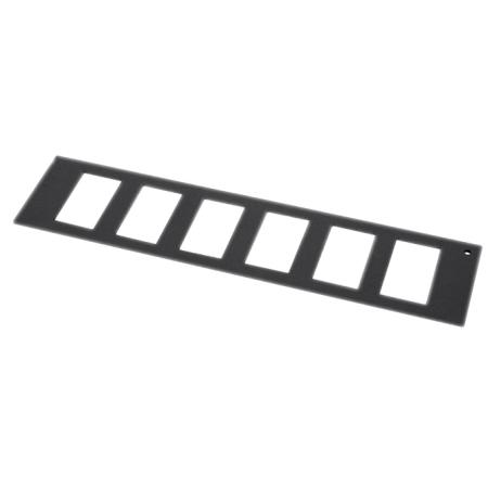 6 Rocker Switch Knockouts Panel