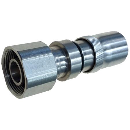 4.1-9.5 DIN Male Connector, 1/4” Flex