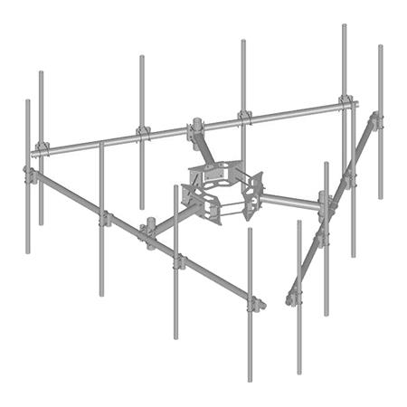 14' 6" Monopole Co-Location T-Frame Kit