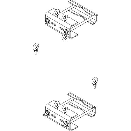 Universal Saddle Mount for Guy Wire Attachment