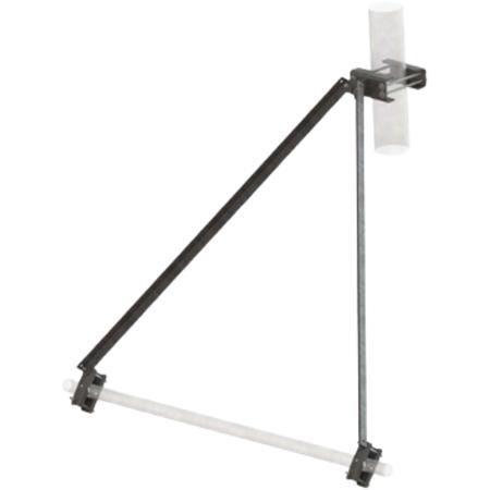 V-Stablizer, 96 in long Angles. Clamps