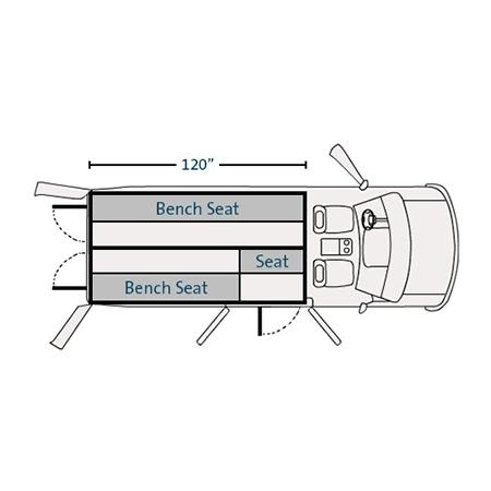 Prisoner Transport Insert Chevy Express G-Series