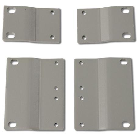 Isolation mounting kit for 2 RU 23"-19" EIA