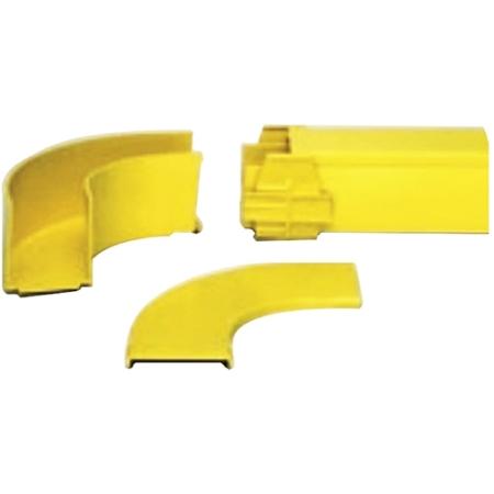 2" x 2" Yellow FiberGuide 90 Deg Horizontal Elbow