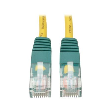 25' Cat5e 350MHz Crossover Assembly RJ45M/M Yellow