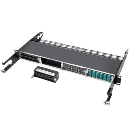 Cat5e/6 Pass-Through Cassette - (x12) RJ45