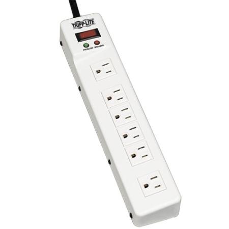 6' Protect It! Surge Protector w/ 6 R/A Outlets