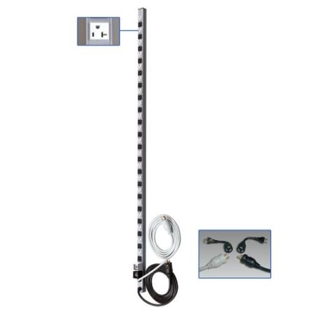 10' 3.8kW Single-Phase Dual Circuit PDU, 120V 40A