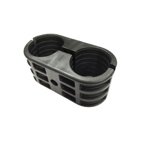 2-Run Cable Hanger Block for 1-1/4" Coaxial Cable