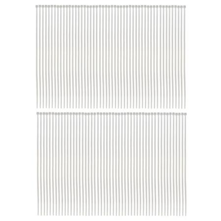 7.5" Nylon Cable Ties - 100-Pack