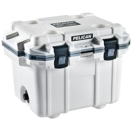 19.20" x 25.90" x 19.60" 30 Q White/Gray Cooler