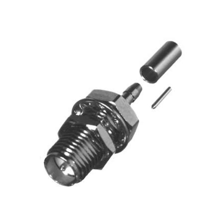 SMA Female Bulkhead/RG174