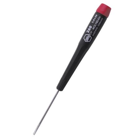 Screwdriver,Precis.Slotted blade,5/64" x 5.71"OAL