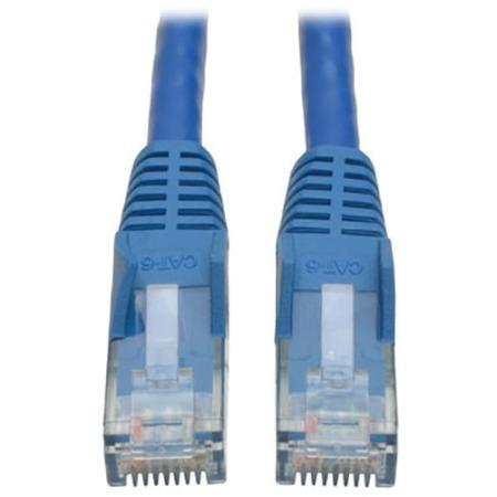 1' Cat6 Gigabit Patch Cord RJ45 M/M Blue (50 PK)