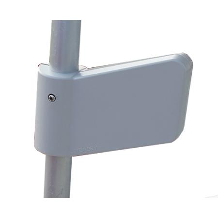 2.4 - 5 GHz 6 dBi Wi-Fi Right Facing Handrail Antenna with 4 RPSMA Male in Grey