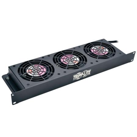 1U Fan Tray, 3x 120V HP Fans, 210 CFM, 5-15P Plug