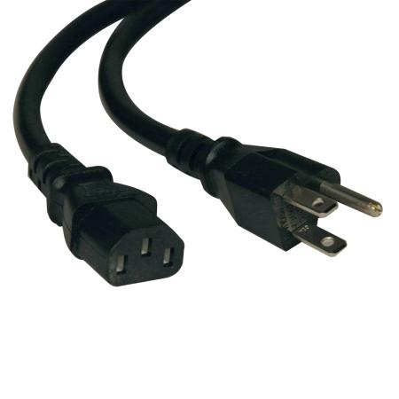 4' AC Power Cord, NEMA 5-15P with IEC-32-C13